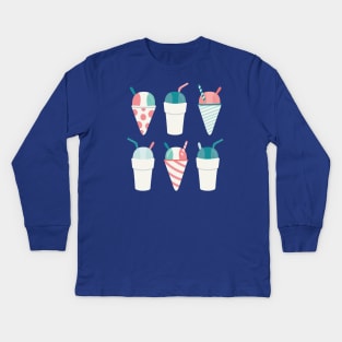 Snow Cones Kids Long Sleeve T-Shirt